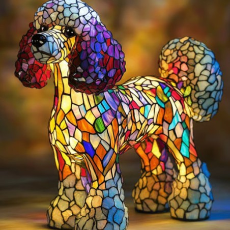 LED Night Light Animal Statue Ambient Bedside Lamp Home Decor