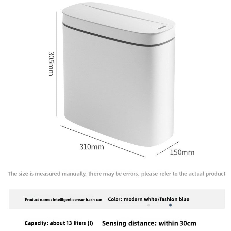 Intelligent Sensing Trash Can Touch Free Automatic Bin with Storage