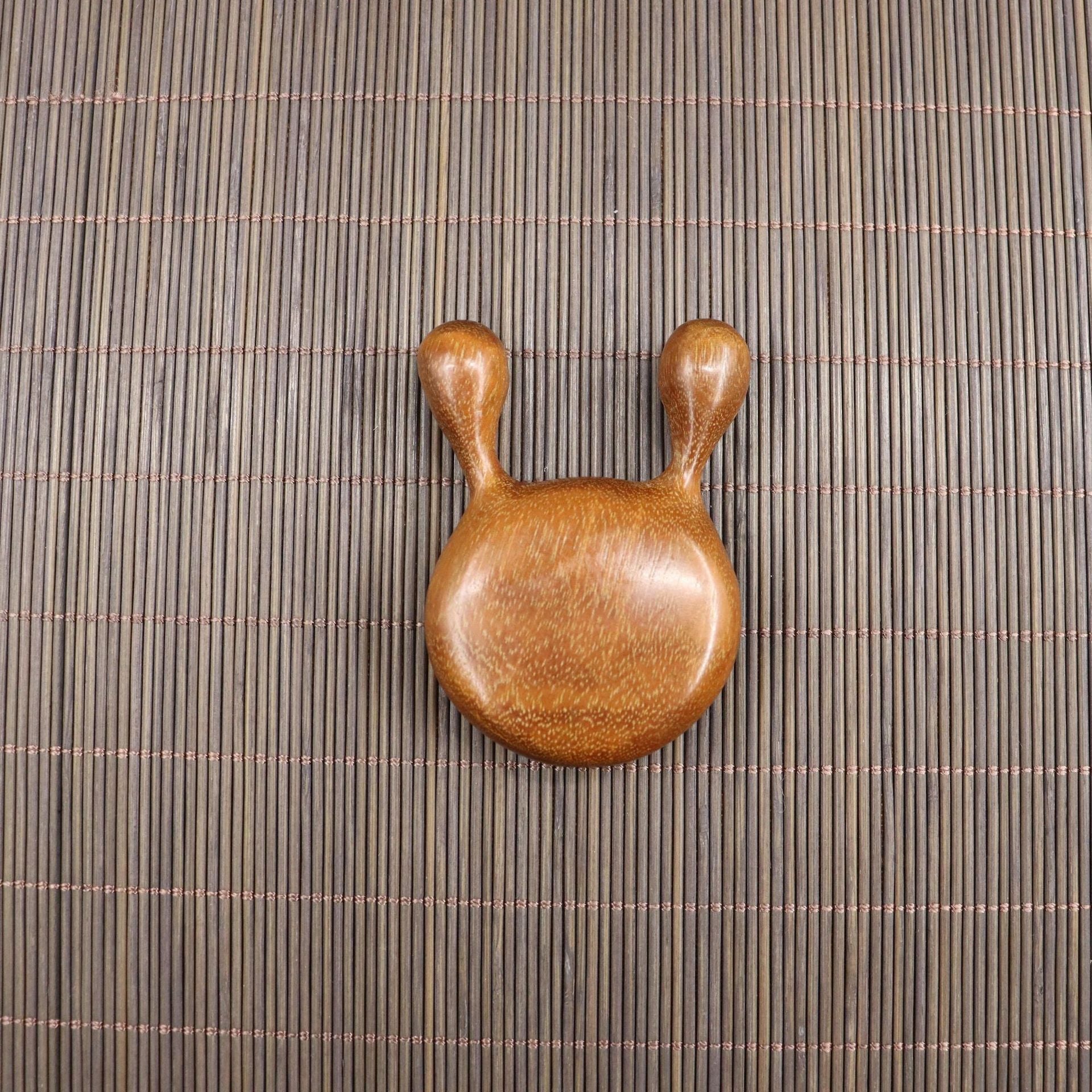 Sandalwood Scalp Massager Wooden Five Tooth Head Comb