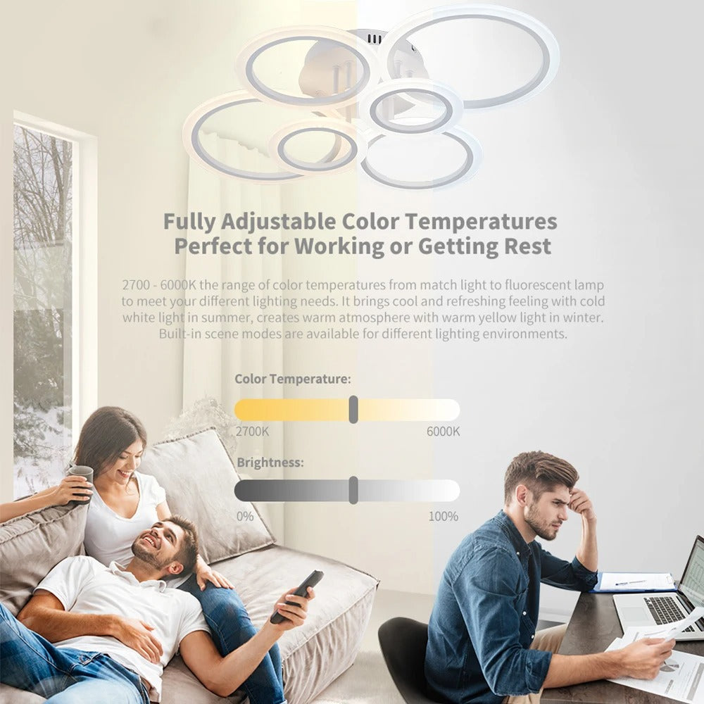 Nordic Minimalist LED Ceiling Light Home Lighting Lamp