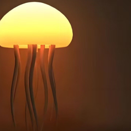 Full-Color Gradient Sound-Controlled Jellyfish Lamp Light