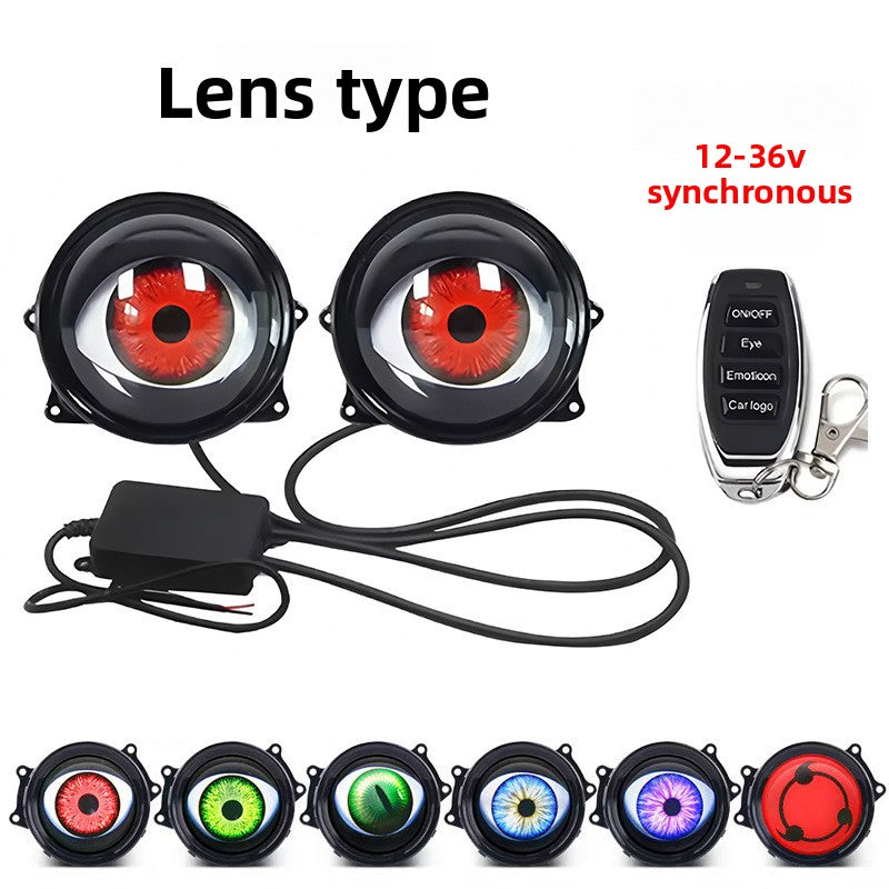 Devil Eye LED Dynamic Car Headlight Ambient Lamp Lighting