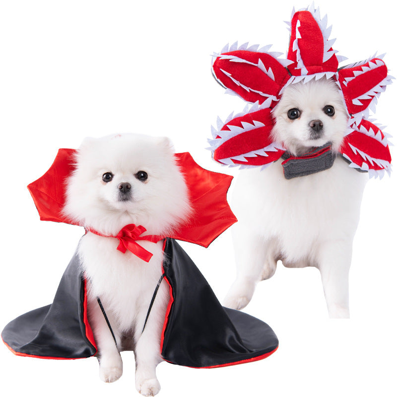 Funny Pet Halloween Costume for Dogs and Cats Adjustable Outfit for Small and Medium Pets