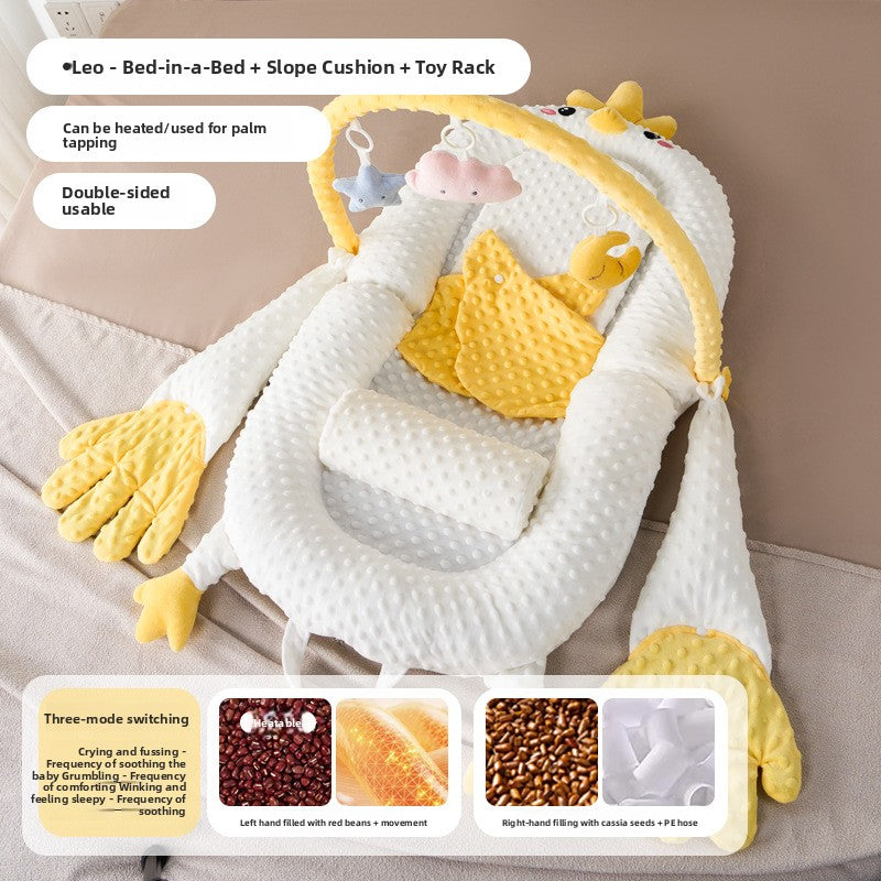 Newborn Anti Roll Sleep Positioner Soothing Baby Bed Support Nest