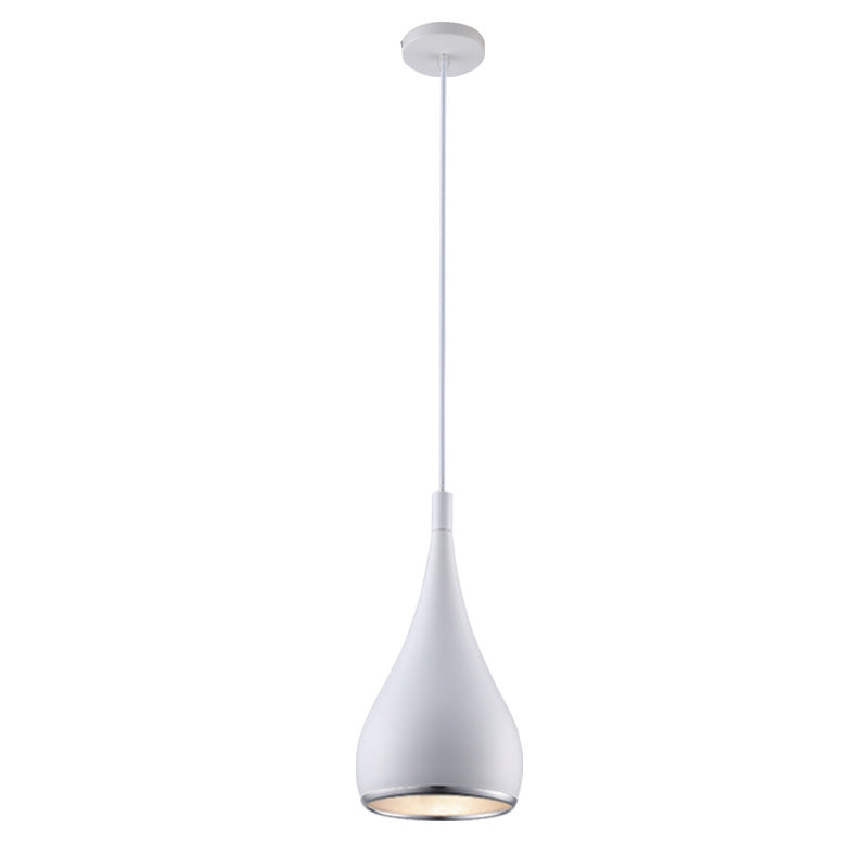 Iron Pendant Lamp Modern Nordic Bedroom Lighting Metal