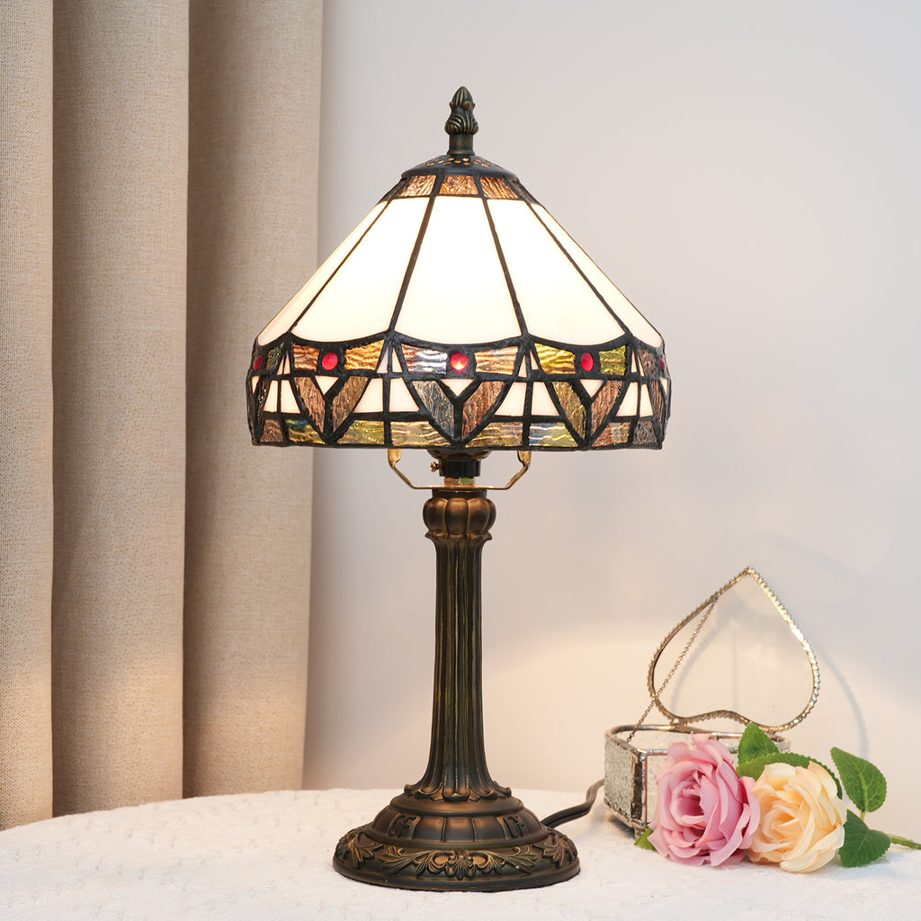 20cm Tiffany Stained Glass Table Lamp Simple European Retro