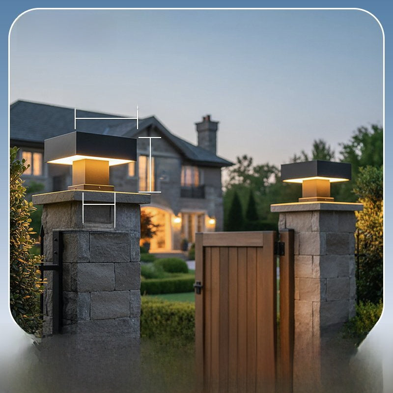 Solar Powered Outdoor Post Light Lamp