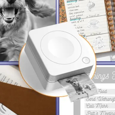 Portable Thermal Printer Wireless Inkless Label and Note Printer