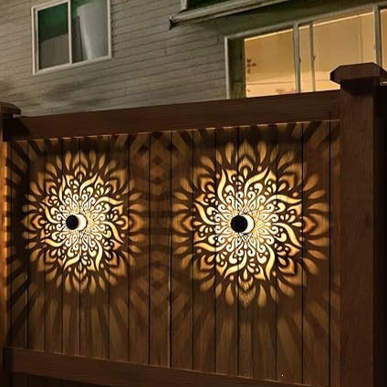 Solar Powered Outdoor Wall Light Motion Sensor Lamp