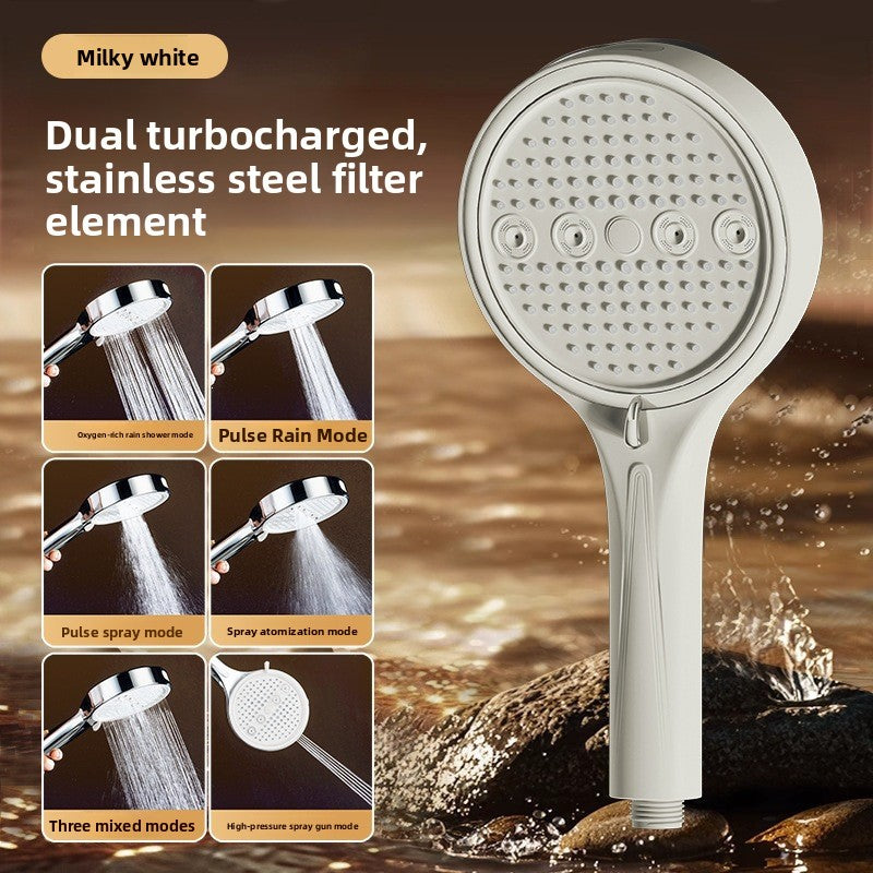Install a spray booster shower head
