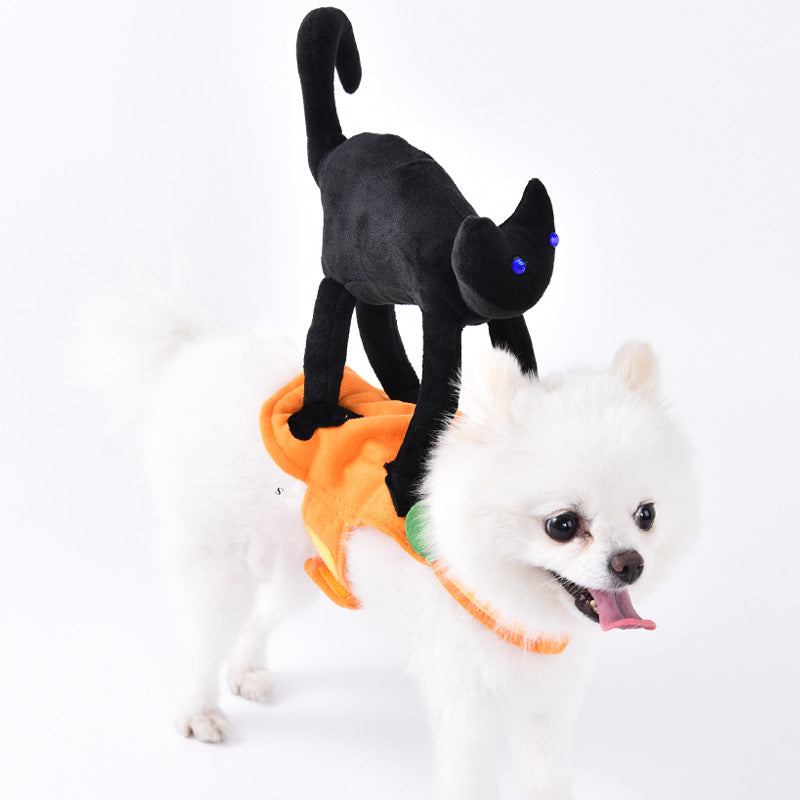 Funny Pet Halloween Costume for Dogs and Cats Adjustable Outfit for Small and Medium Pets