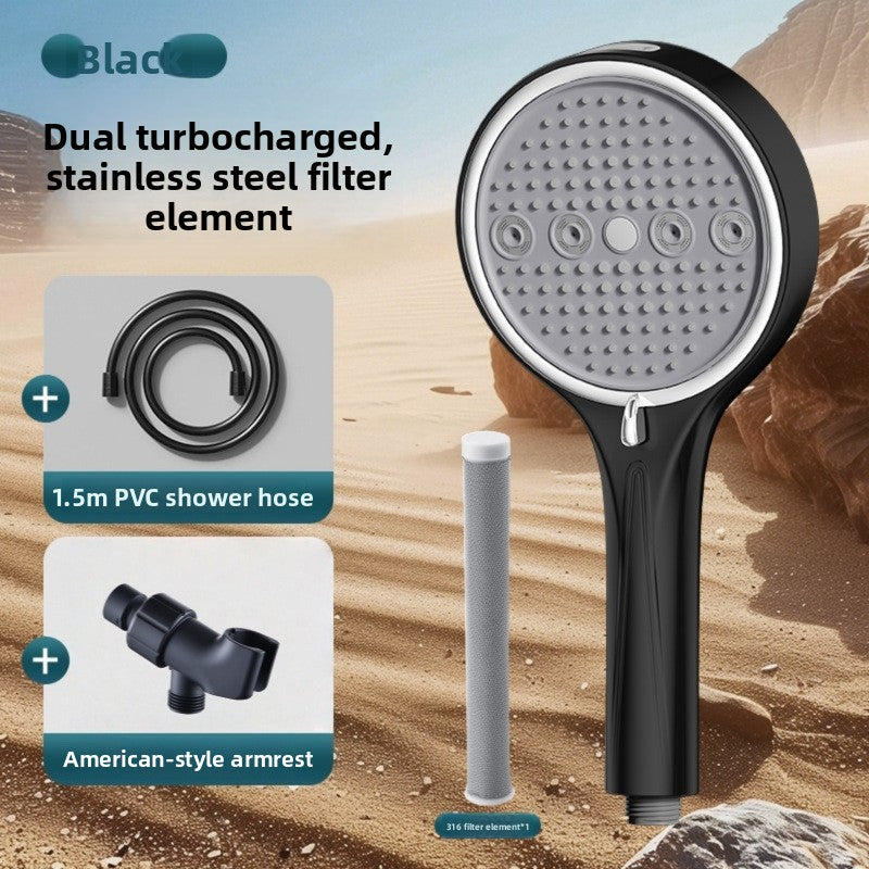 Install a spray booster shower head