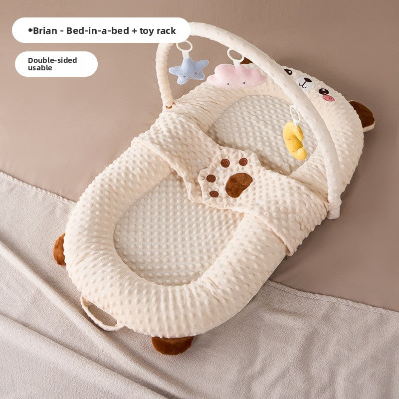 Newborn Anti Roll Sleep Positioner Soothing Baby Bed Support Nest