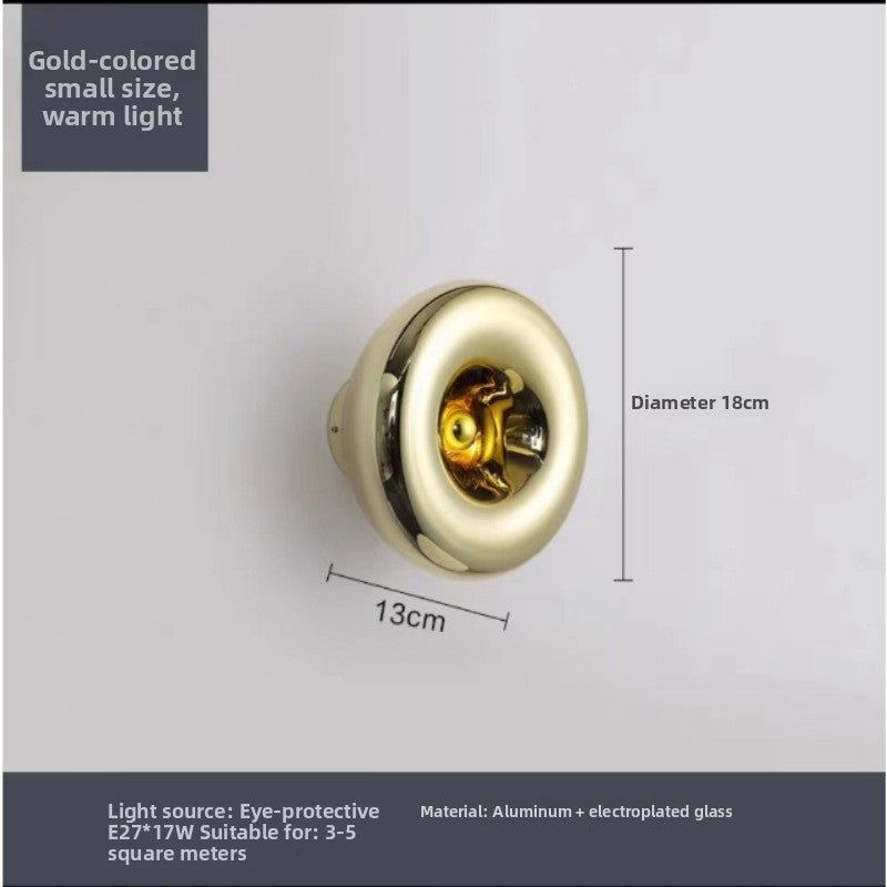 Glass Wall Lamp Modern LED Light Lighting Tempered