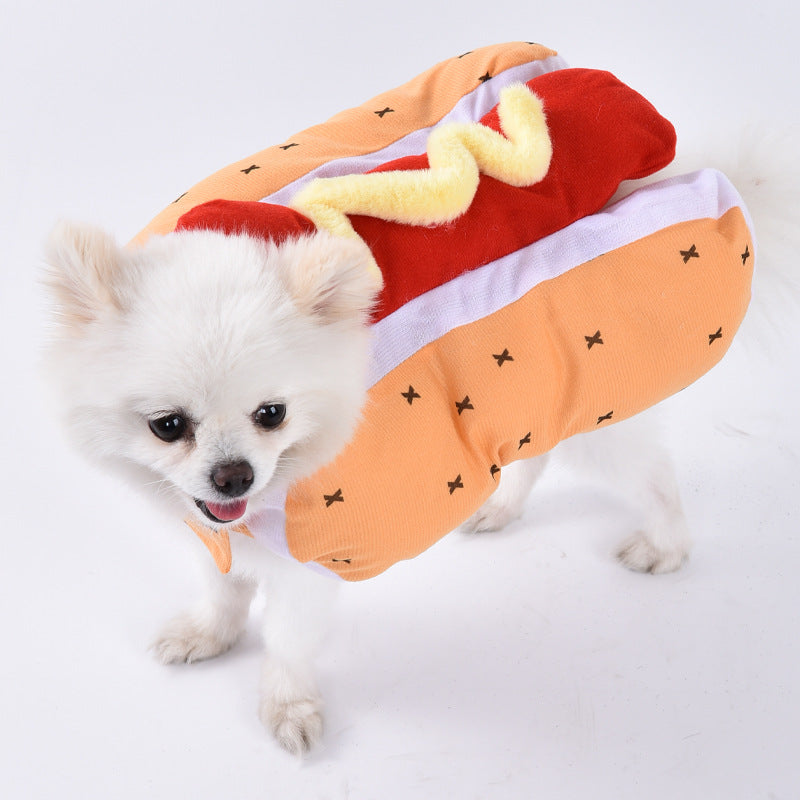 Funny Pet Halloween Costume for Dogs and Cats Adjustable Outfit for Small and Medium Pets