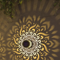 Solar Powered Outdoor Wall Light Motion Sensor Lamp