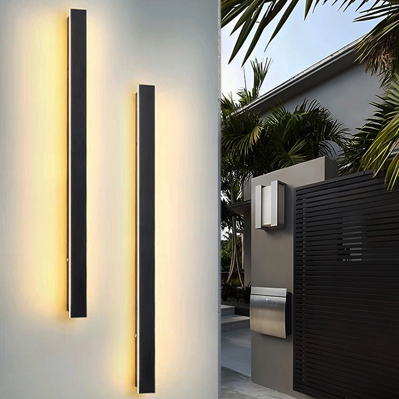 Minimalist Outdoor LED Strip Wall Light Modern Lighting