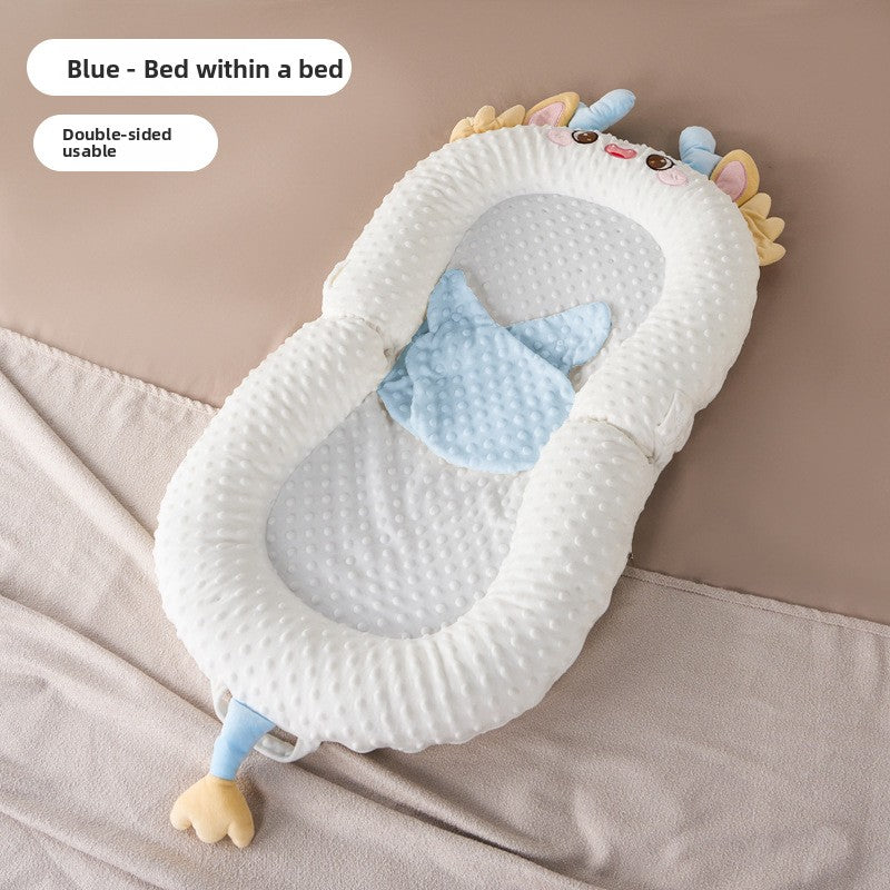 Newborn Anti Roll Sleep Positioner Soothing Baby Bed Support Nest
