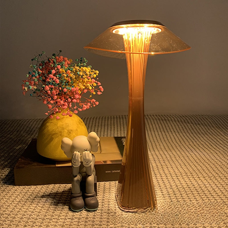 Rechargeable Table Lamp Cordless Touch Control Dimmable LED Light for Bedside Patio and Dining