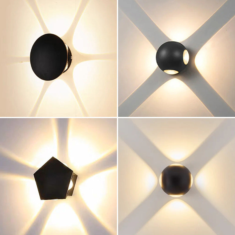 ABS Plastic LED Wall Lamp Indoor Outdoor Use Lighting Light