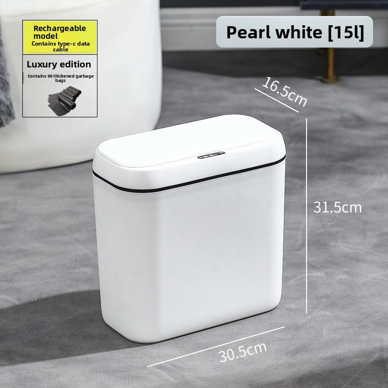 Intelligent Sensing Trash Can Touch Free Automatic Bin with Storage