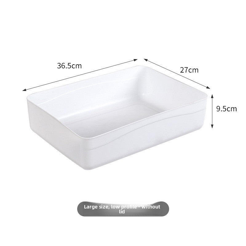 Japanese Style Plastic Storage Box Stackable Organizer for Home