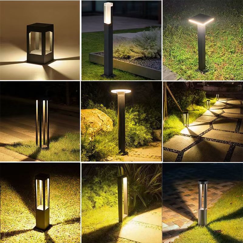 Waterproof Aluminum Outdoor Lawn Light Metal Lamp