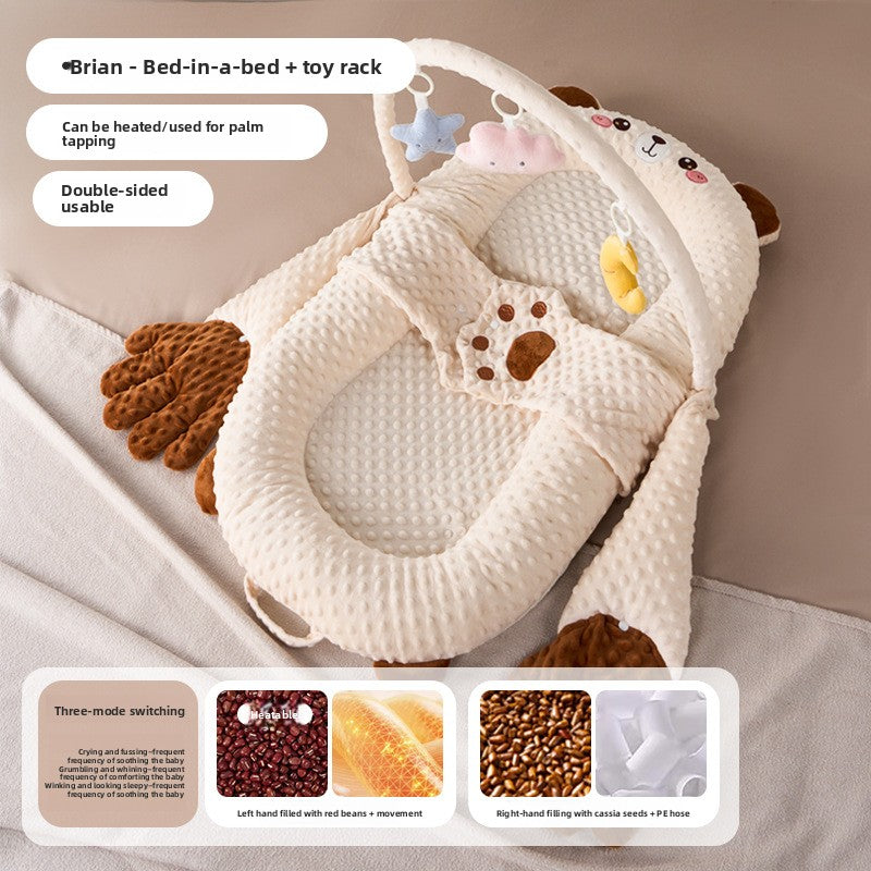 Newborn Anti Roll Sleep Positioner Soothing Baby Bed Support Nest