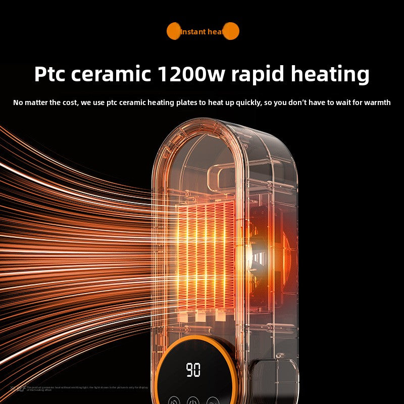 Desktop Ceramic Heater PTC Fast Heating Personal Space Warmer