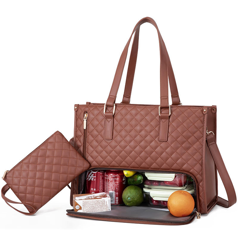 Womens Insulated Lunch Bag Leakproof Cooler Tote for Work and School