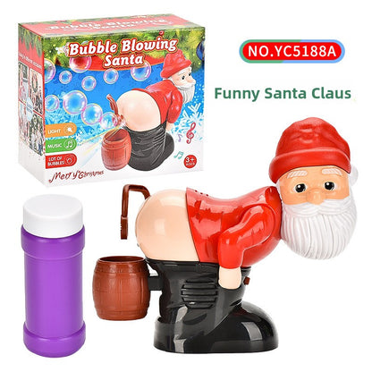 Santa Claus Bubble Machine with Lights and Music