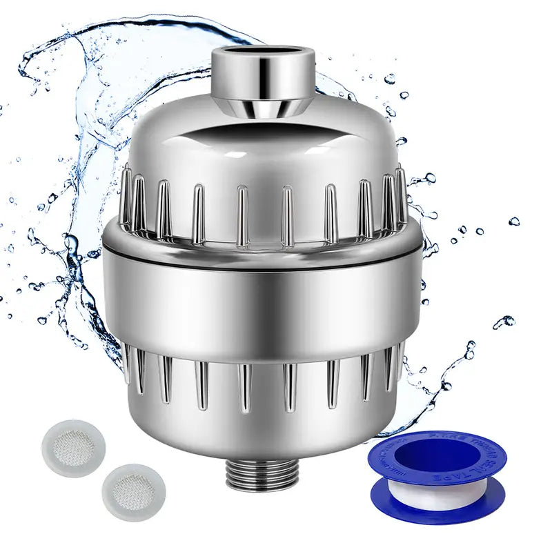 18 Stage Shower Filter for Hard Water Chlorine Reduction