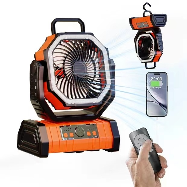 Outdoor Household Power Bank LED Light Camping Fan Lighting