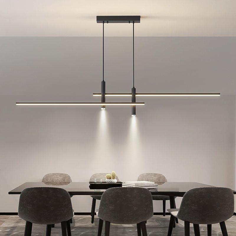 Dimmable Linear Pendant Light Modern Lamp