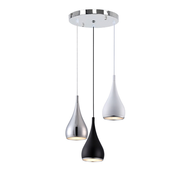 Iron Pendant Lamp Modern Nordic Bedroom Lighting Metal