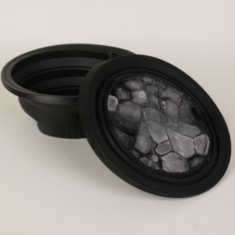 Collapsible Silicone Ice Basin Foldable Wash Bowl for Kitchen
