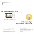 Solar-powered Outdoor Waterproof Post Light Lamp