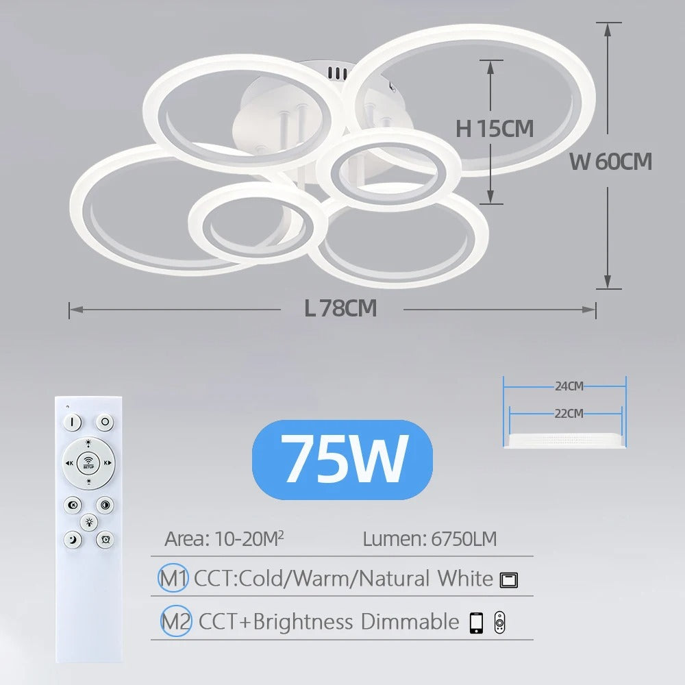 Nordic Minimalist LED Ceiling Light Home Lighting Lamp