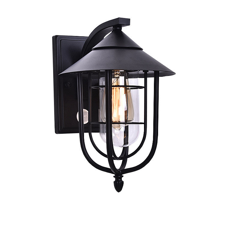 Nordic Outdoor Human Sensor Wall Light Waterproof Retro LED
