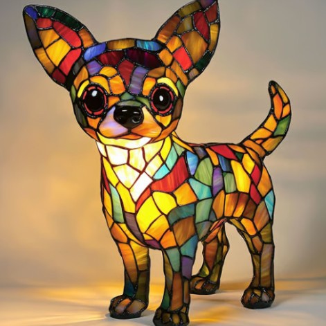 LED Night Light Animal Statue Ambient Bedside Lamp Home Decor