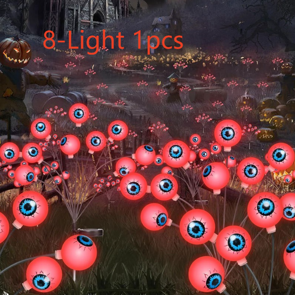 Solar Christmas Lights Outdoor String Lights Waterproof Halloween Decoration for Garden and Patio