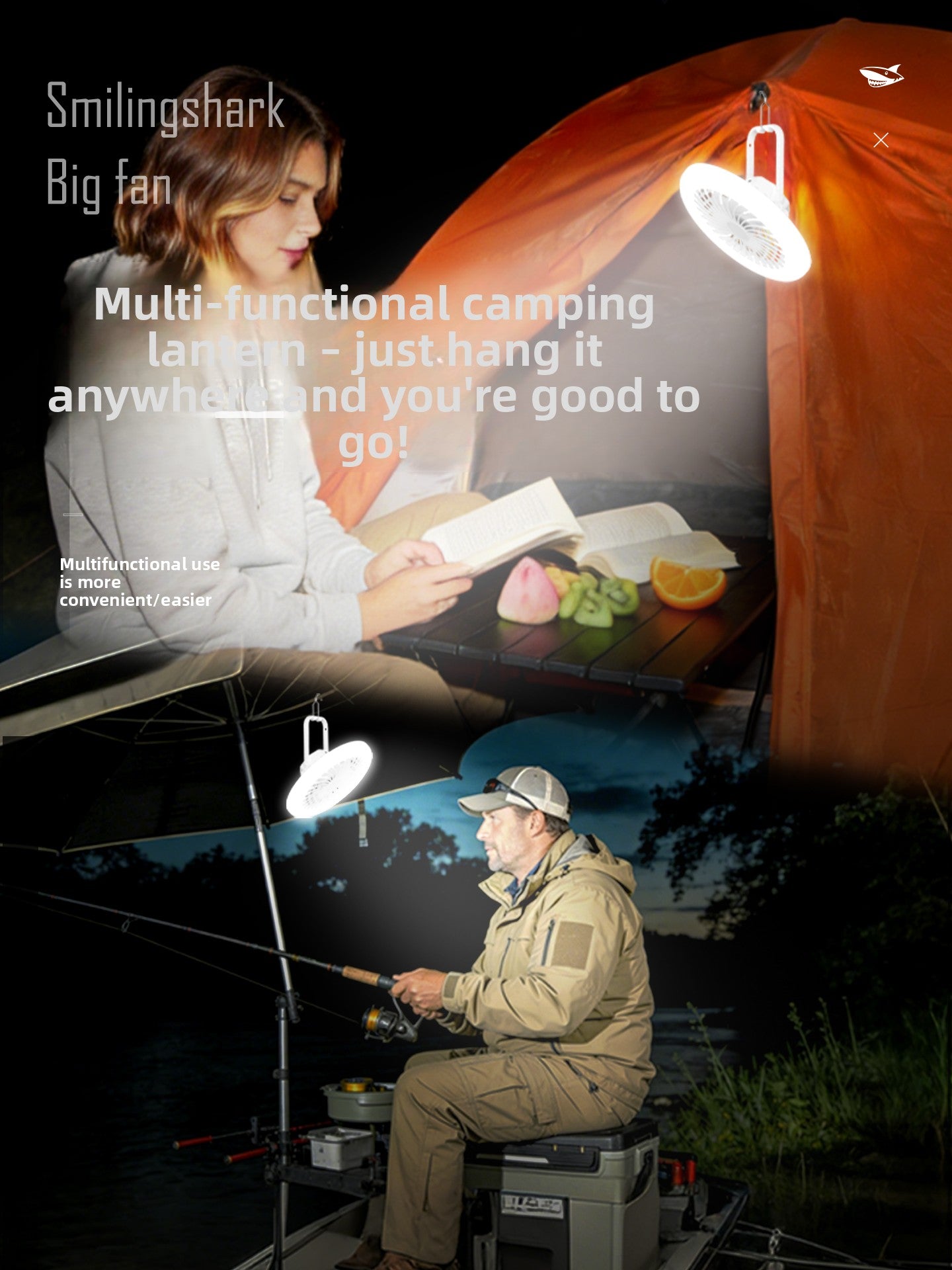 Rechargeable Wire-free Sunshade Lamp USB Light