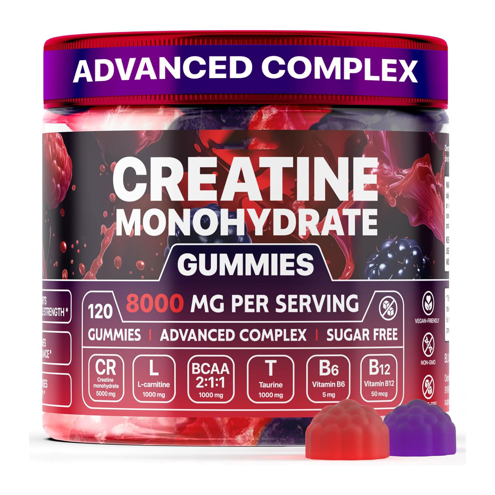 Muscle Boost Gummies Daily Fitness Support Supplement Chews