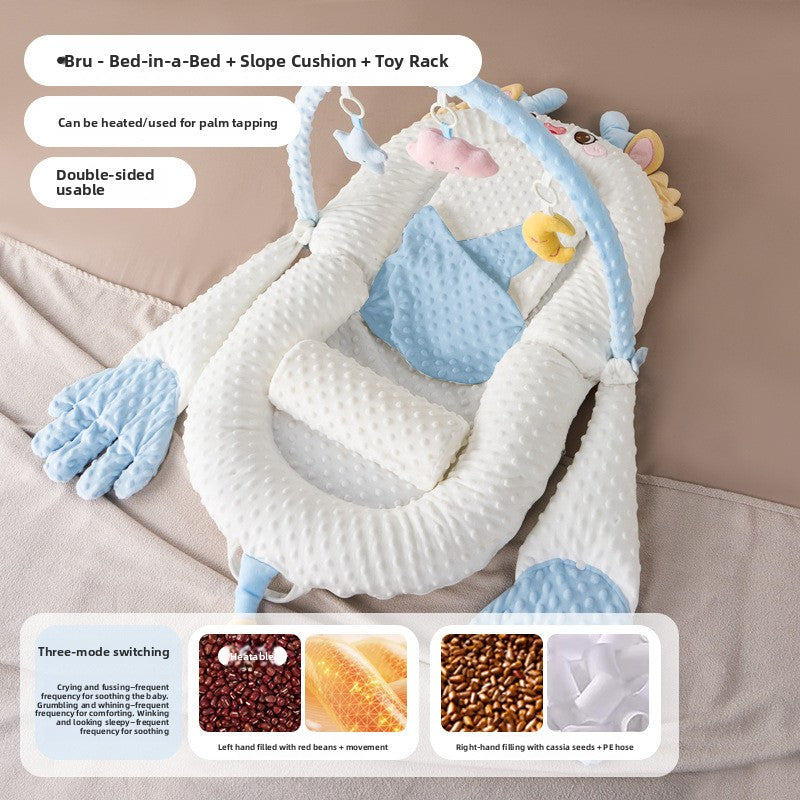 Newborn Anti Roll Sleep Positioner Soothing Baby Bed Support Nest