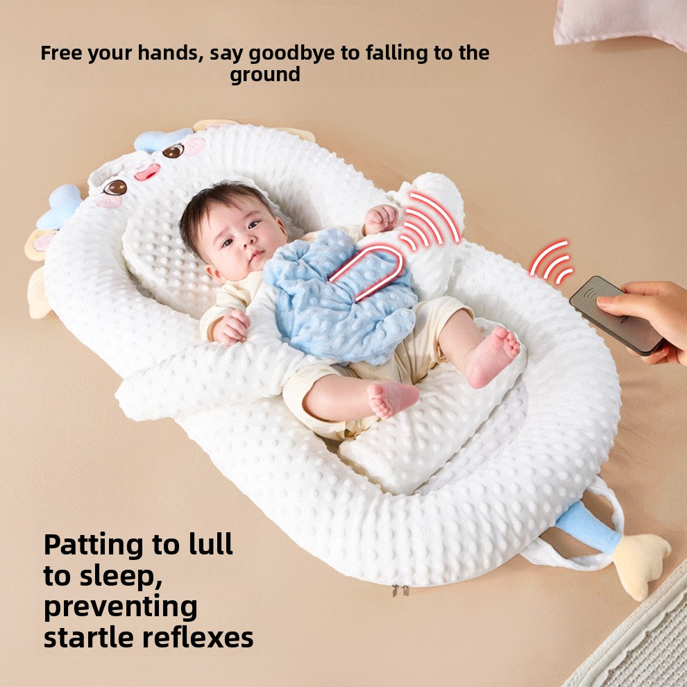Newborn Anti Roll Sleep Positioner Soothing Baby Bed Support Nest