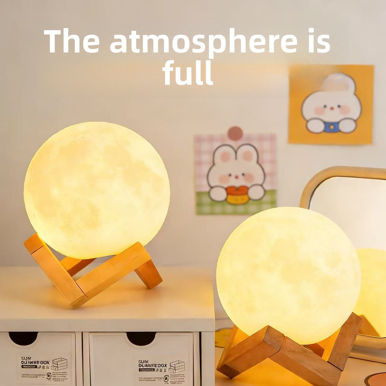 Moon Starry Sky Night Light Creative Bedroom Atmosphere