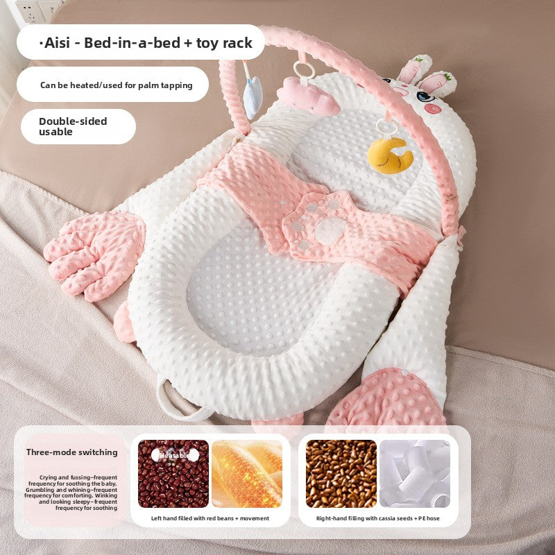 Newborn Anti Roll Sleep Positioner Soothing Baby Bed Support Nest