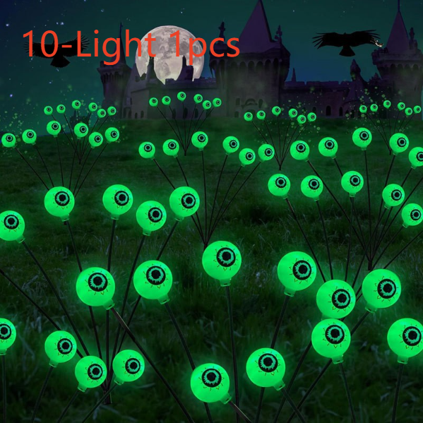 Solar Christmas Lights Outdoor String Lights Waterproof Halloween Decoration for Garden and Patio
