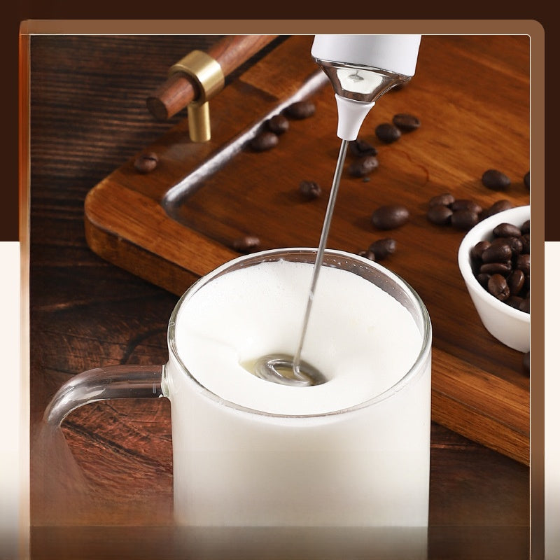 Handheld Electric Milk Frother Egg Whisk Rechargeable Coffee Mixer
