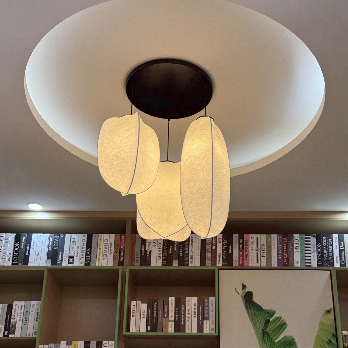 Song Style Silk Pendant Light Lamp